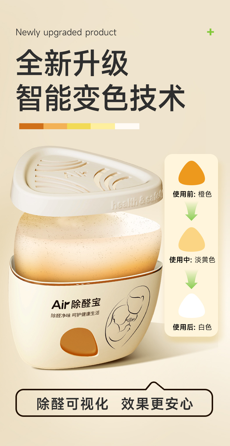 树派Air除醛宝-全新升级，只能变色技术