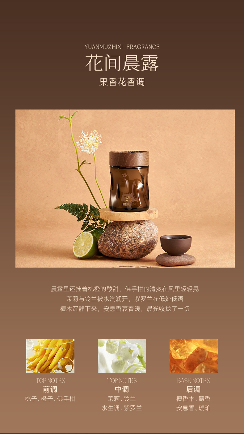 树派车载除醛香膏-花间晨露香型