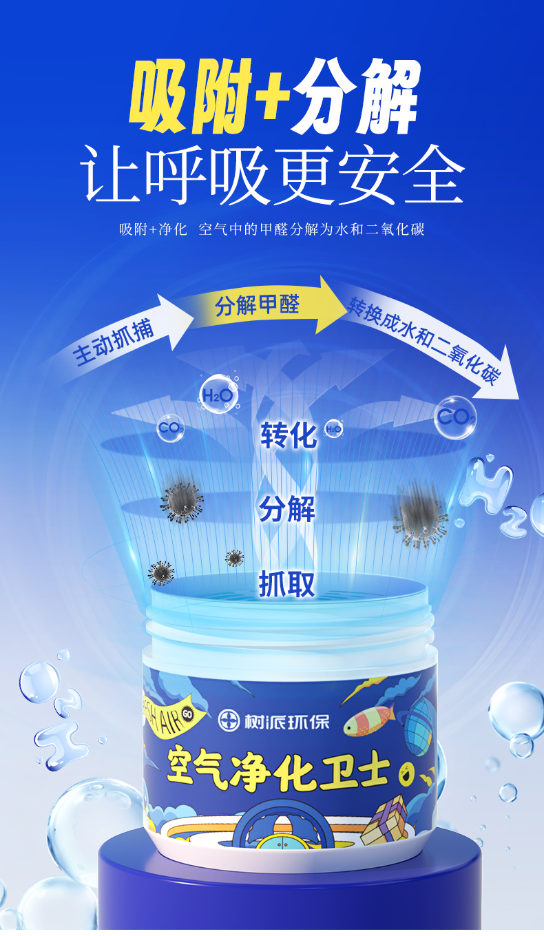 树派空气净化卫士-吸附+分解，让呼吸更安心